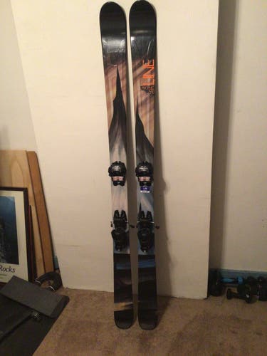 Used Unisex 2012 Line 186 cm All Mountain Prophet Skis With Bindings Max Din 14