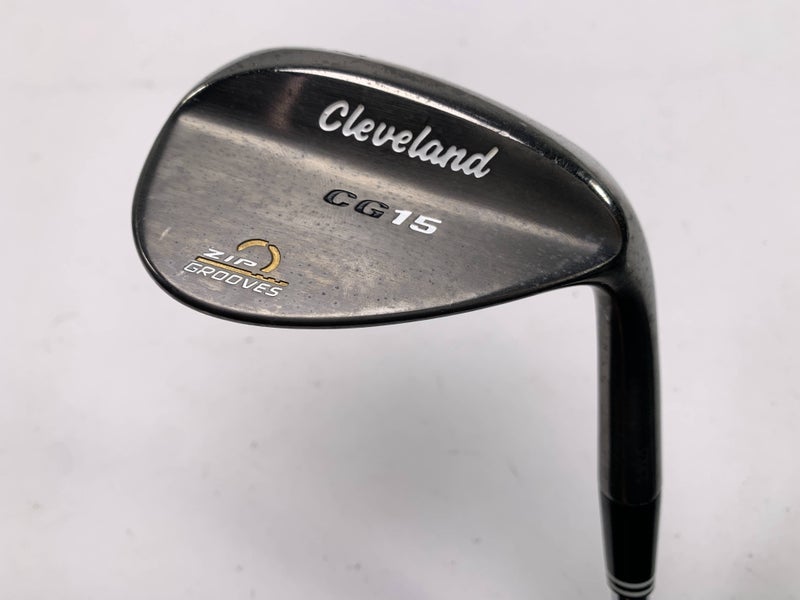 Cleveland CG15 Black Pearl Gap Wedge GW 52* 10 Bounce Traction Wedge Steel RH