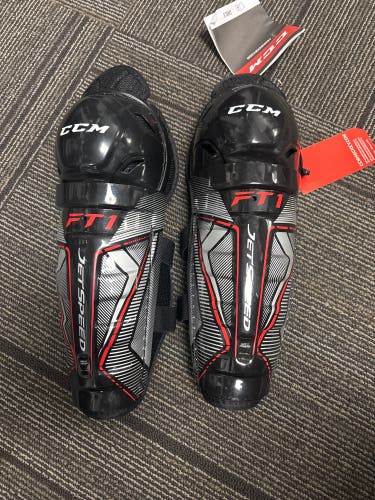 New Junior CCM 10" JetSpeed FT1 Shin Pads