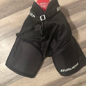 Black Used Junior XL Bauer Nsx Hockey Pants