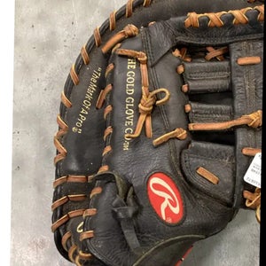 Used Rawlings Left Hand Throw First Base Player Preferred Baseball Glove 13"