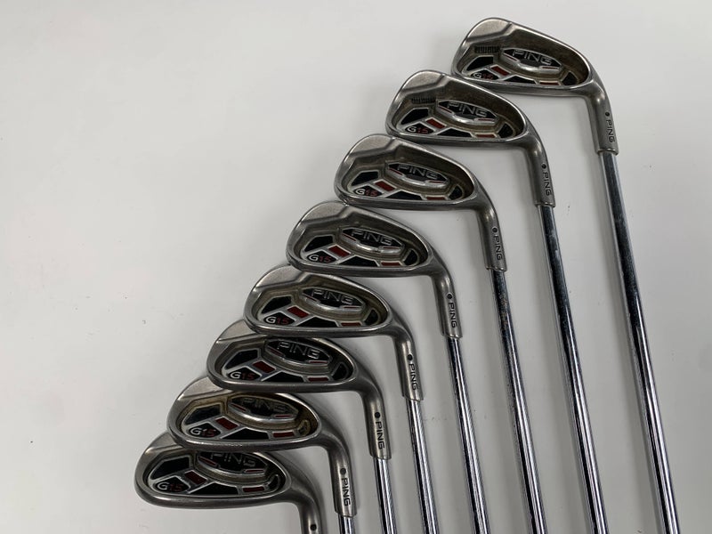 Ping G15 Iron Set 5-PW+GW+SW+LW Black Dot AWT Regular Steel Mens RH No 7 iron