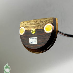 Used Right Handed Michael Jay True Zone Diamond Wood Putter Steel Golf Club