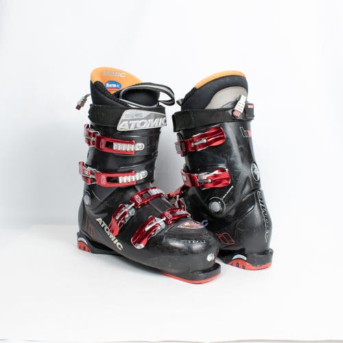 Atomic B7 Men's 10/10.5 Mondo 28/28.5 Ski Boots All Mountain Soft Flex Black/Red Used