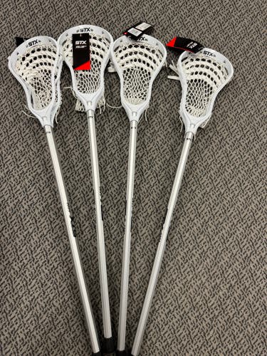 4-Pack STX Stallion 200 Lacrosse sticks