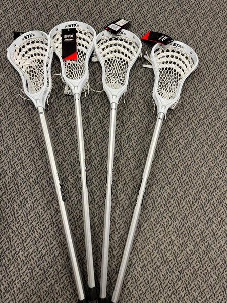 4-Pack STX Stallion 200 Lacrosse sticks