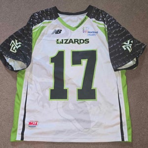 Joey Sessa New York Lizards 2019 Game Worn MLL Lacrosse Jersey Medium