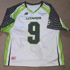 Alex Zomerfeld New York Lizards 2019 Game Worn MLL Lacrosse Jersey Large