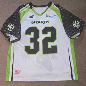 JD Recor New York Lizards 2019 Game Worn MLL Lacrosse Jersey Large