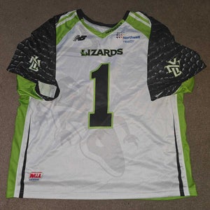 New York Lizards #1 2019 Game Worn MLL Lacrosse Jersey XL