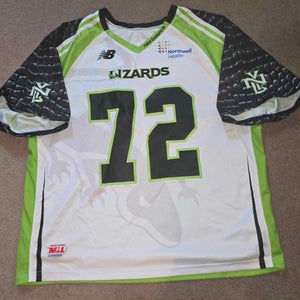 Kevin McNally 2019 New York Lizards Game Worn MLL Lacrosse Jersey XL