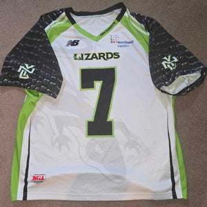 Brett Osman 2019 New York Lizards Game Worn MLL Lacrosse Jersey Large