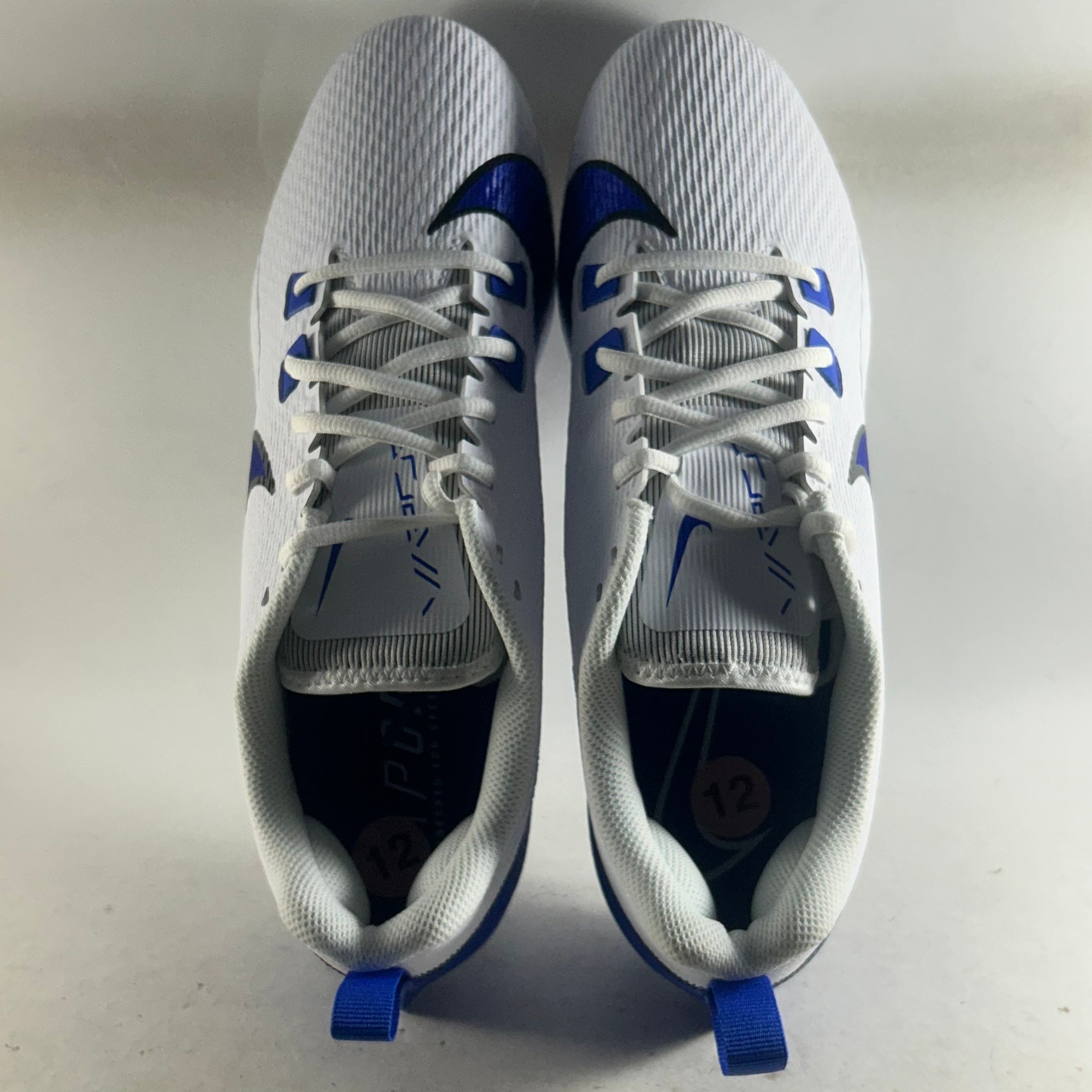 Size 12 Nike Vapor Edge Speed 360 2 Football Cleats White/Royal Blue FN7764-108 Amazon.com | Nike Men main image 3