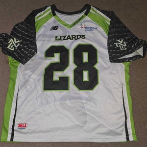 Brian von Bargen 2019 New York Lizards Game Worn MLL Lacrosse Jersey XL