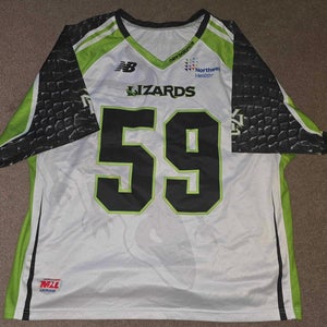 2019 New York Lizards #59 Game Worn MLL Lacrosse Jersey XL