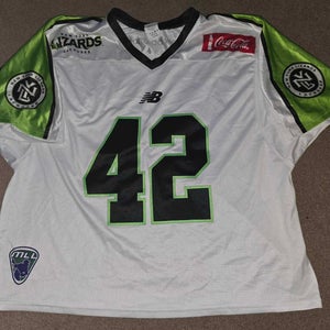 Stephen Jahelka 2016 New York Lizards Game Worn MLL Lacrosse Jersey XL