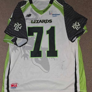 Peter Welch New York Lizards 2020 Game Worn MLL Lacrosse Jersey