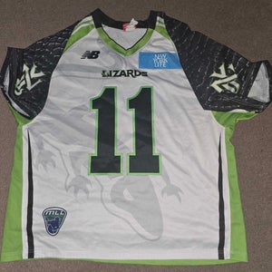 Chris Madalon New York Lizards 2017 Game Worn MLL Lacrosse Jersey XL