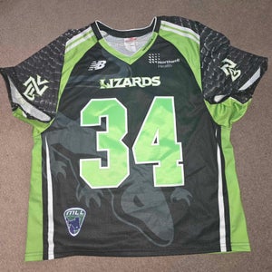 Pat Liconi New York Lizards 2017 Game Worn MLL Lacrosse Jersey Large