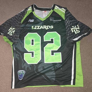 Alex Spring New York Lizards 2017 Game Worn MLL Lacrosse Jersey Large