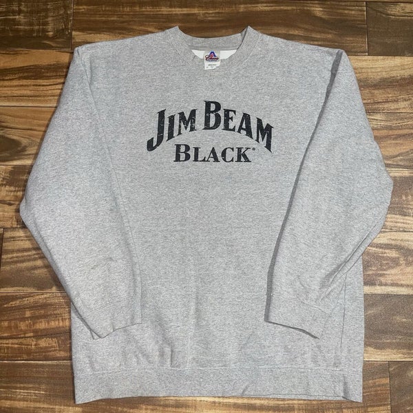 Vintage Jim Beam Black Crewneck Sweatshirt Mens Size Large