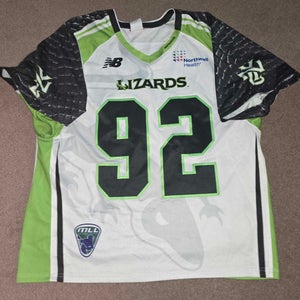 Alex Spring New York Lizards 2018 Game Worn MLL Lacrosse Jersey