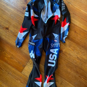Kappa Us Ski Team Speed Suit Fis Legal Used Large