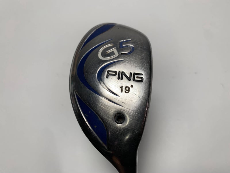 Ping G5 3 Hybrid 19* Grafalloy Pro Launch Blue Stiff Graphite RH Midsize Grip