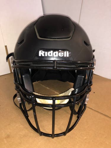 USED RIDDELL FLEX ADULT HELMET - XLARGE - FLAT BLACK