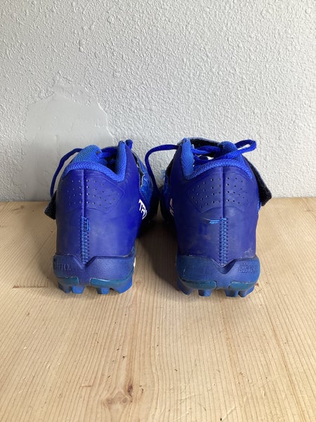 Blue Kid's Used Youth Nike Trout High Top Footwear Molded Cleats 6Y
