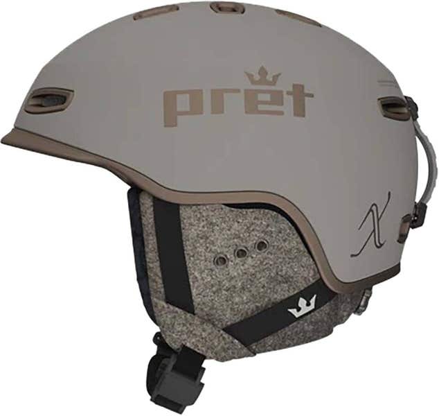 Women's New Pret Lyric X2 Helmet; Color: Platinum; Size: Medium