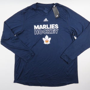 Adidas Toronto Marlies AHL Team Issued Hockey Player Athletic Gym Shirt XL