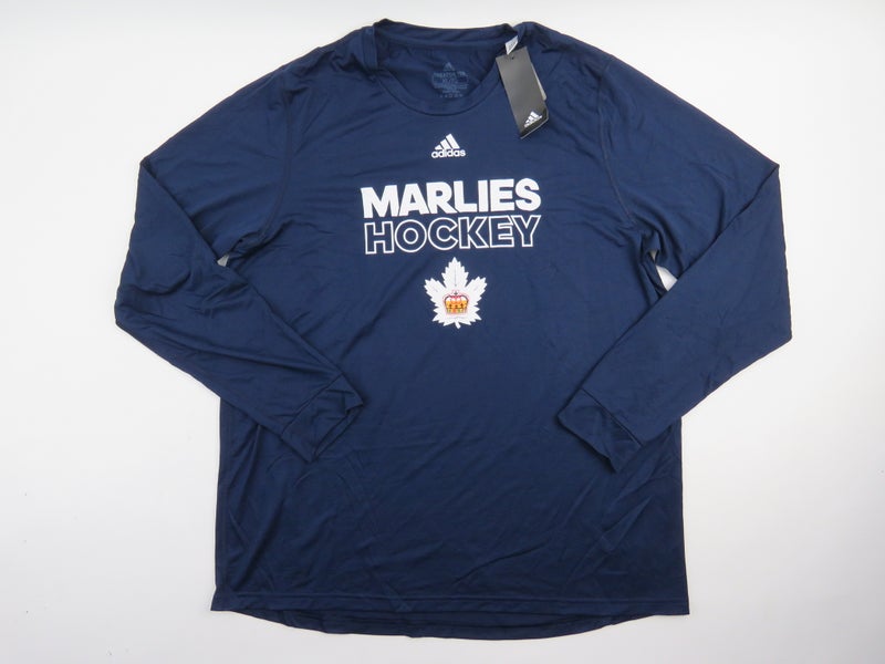 Adidas Toronto Marlies AHL Team Issued Hockey Player Athletic Gym Shirt XL