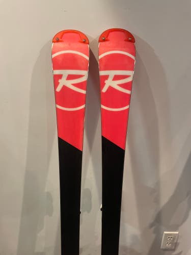 Used 135 cm Rossignol Hero Athlete SL Skis With Bindings