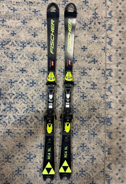 2023 Fischer RC4 World Cup SL skis 150 with Z11 binding