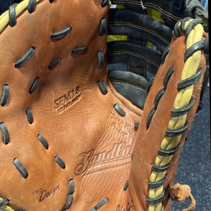 Used Rawlings Left Hand Throw First Base Baseball Glove 12.5"