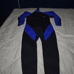 Deep See 3/2mm Wetsuit, Black/Blue, Youth XL