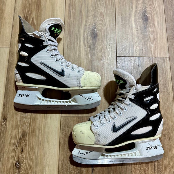 Nike Zoom Air 90s “White Russian” Fedorov Gretzky Hockey Skates, 5.5Y