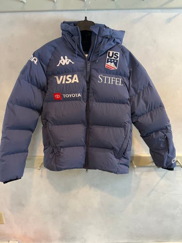 Kappa US Ski Team Puffy jacket, blue, size large