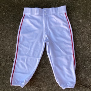 White New Size 32 Adult Men's Easton Game Pants