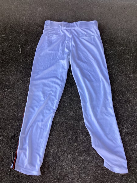 White New Large Adult Men's Rawlings Game Pants