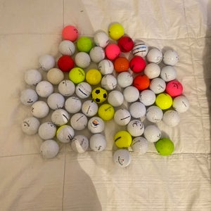 60 Pack (5 Dozen) (Used) Assorted Balls