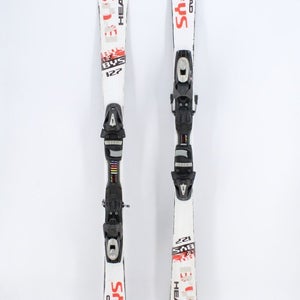 Head B2YS Juniors Skis with Bindings - 127 cm Used
