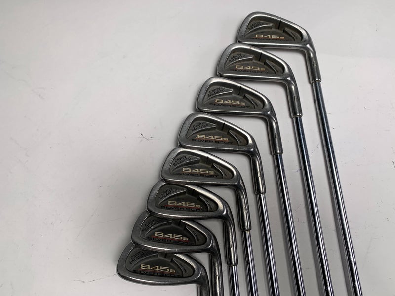 Tommy Armour 845S Silver Scot Iron Set 3-PW Tour Step Stiff Steel Mens RH