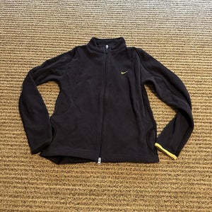Nike Livestrong Women’s Full Zip Long Sleeve With Cycling Fleece Black Medium