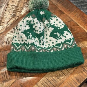 Tipsy Elves Deer Love Beanie Hat Pom