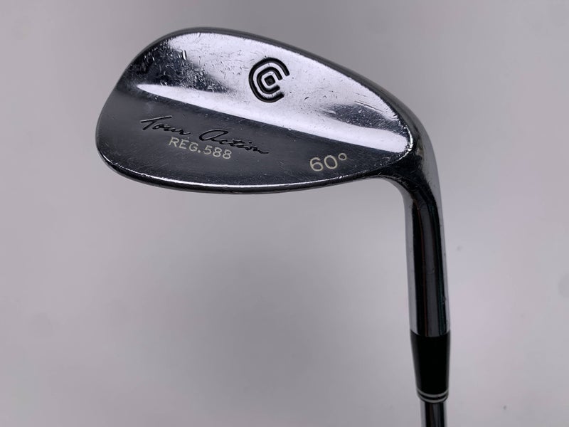 Cleveland 588 Chrome Lob Wedge LW 60* Wedge Steel Mens RH Midsize Grip