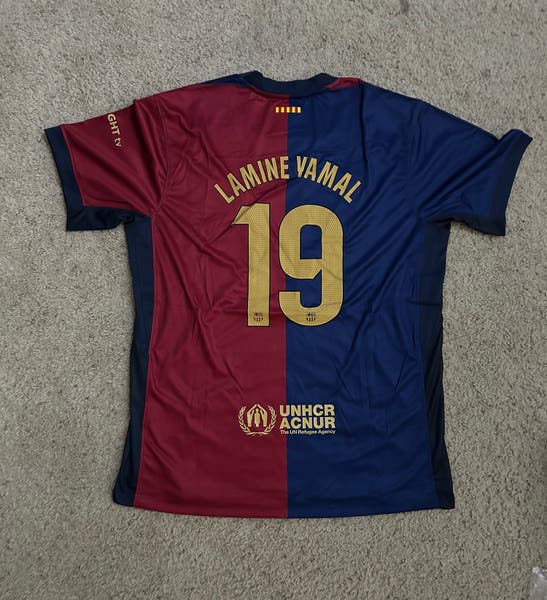 FC Barcelona 24/25 Jersey #19 Lamine Yamal | Size Men's XL