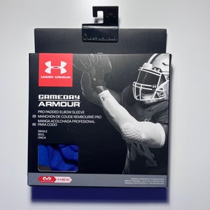 UA Pro Padded Elbow Sleeve (Large/Blue)