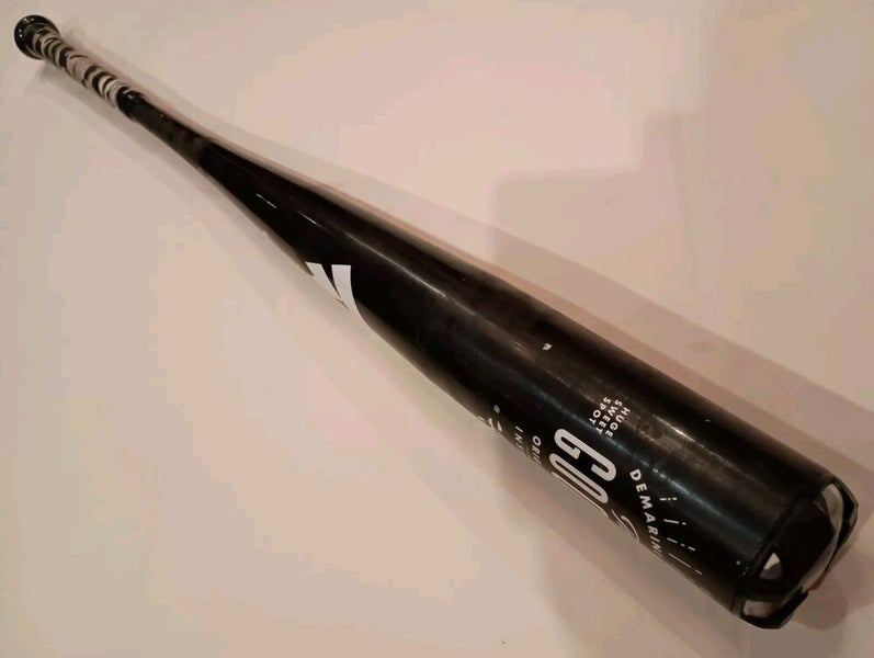 USED Custom Black 2021 Demarini The Goods 34/31 (-3) 2 5/8" BBCOR Baseball Bat